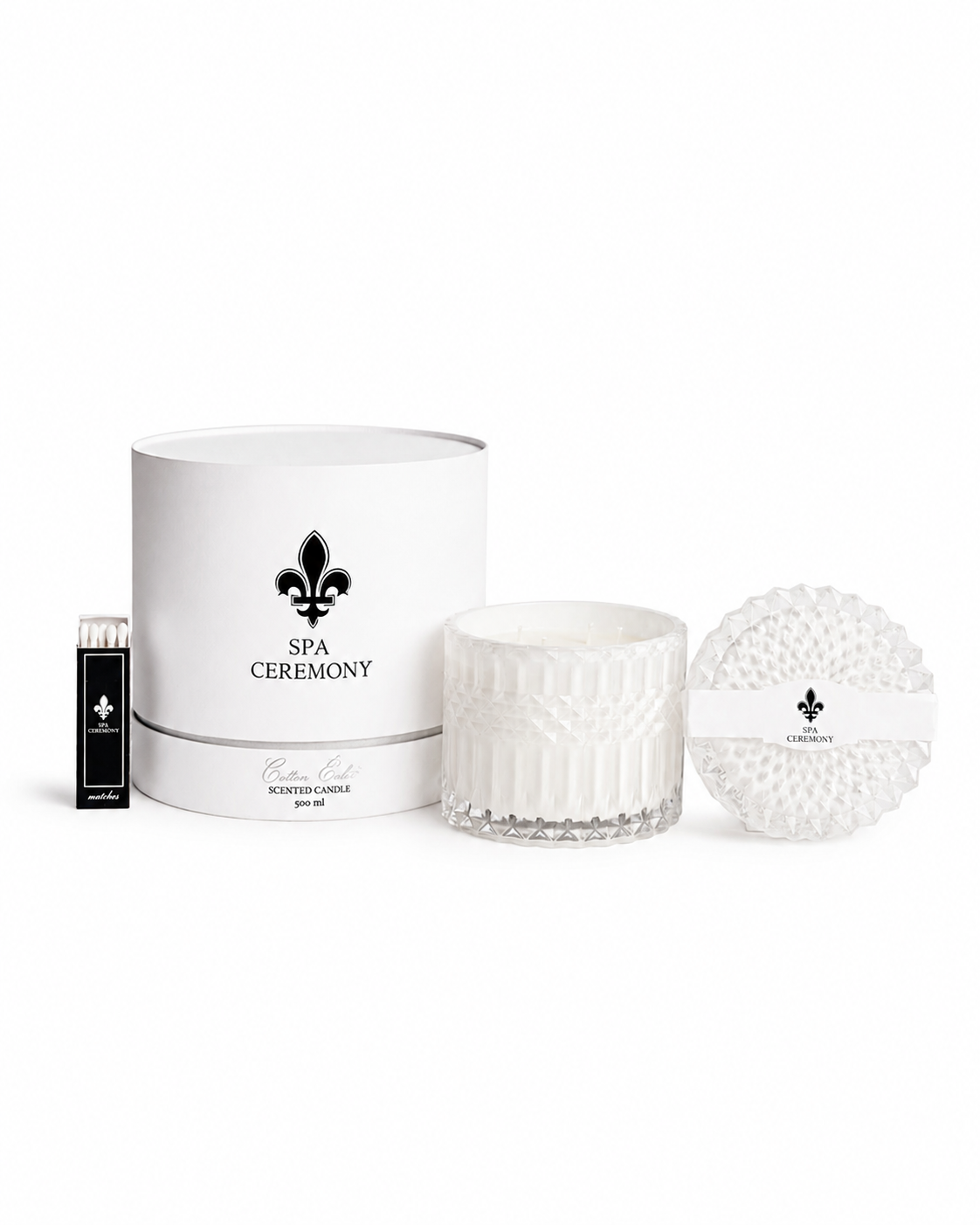 Парфумована свічка Cotton Eclat, 500 g